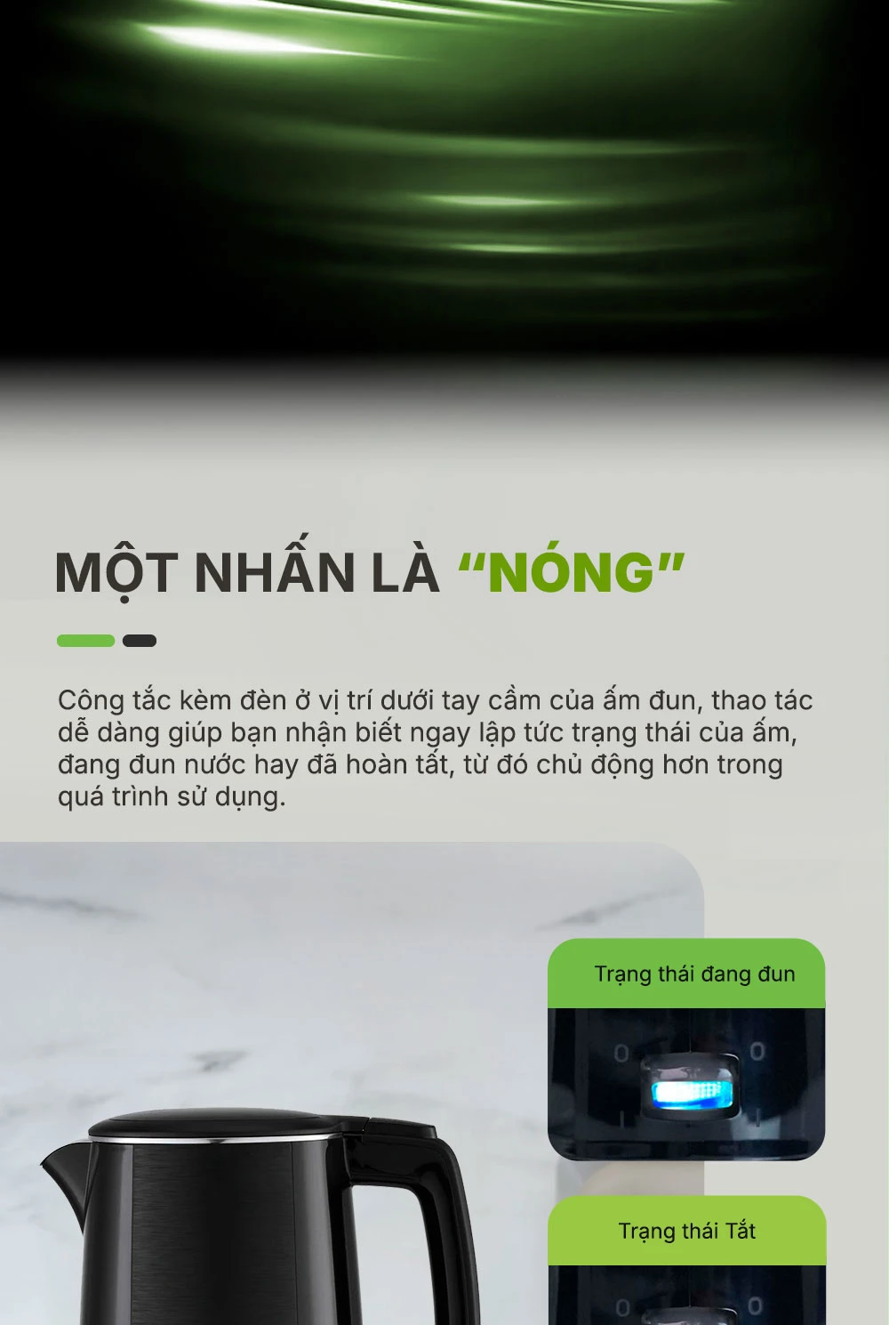 Ấm đun siêu tốc cao cấp Habibullet KHB2486 BH245130 6